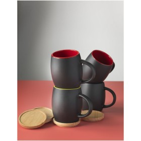 Mug céramique Hearth 400mlCouleur:Noir / Blanc