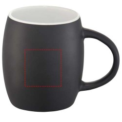 Mug céramique Hearth 400mlCouleur:Noir / Blanc