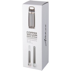 Bouteille de sport 600ml avec isolation par le vide et couche de cuivre ValhallaCouleur:Noir