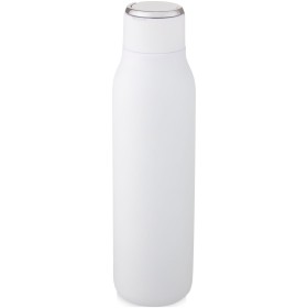 Bouteille isotherme Marka 600 ml avec couche de cuivre et avec boucle métalliqueCouleur:Blanc