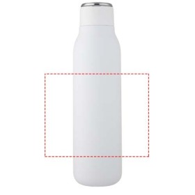 Bouteille isotherme Marka 600 ml avec couche de cuivre et avec boucle métalliqueCouleur:Blanc