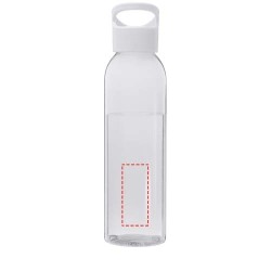 Bouteille d'eau Sky de 650 ml en plastique recycléCouleur:Blanc