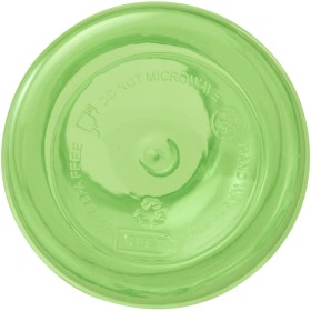 Bouteille d'eau Oregon de 400 ml en plastique recyclé avec mousquetonCouleur:Vert