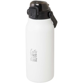 Bouteille isotherme sous vide Giganto de 1 600 ml en cuivre et acier inoxydable recyclé certifié RCSCouleur:Blanc