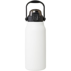 Bouteille isotherme sous vide Giganto de 1 600 ml en cuivre et acier inoxydable recyclé certifié RCSCouleur:Blanc