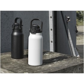 Bouteille isotherme sous vide Giganto de 1 600 ml en cuivre et acier inoxydable recyclé certifié RCSCouleur:Blanc