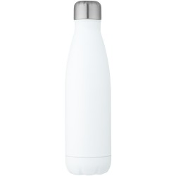 Bouteille isotherme sous vide Cove de 500 ml en cuivre et acier inoxydable recyclé certifié RCS Couleur:Blanc