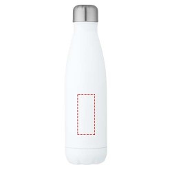 Bouteille isotherme sous vide Cove de 500 ml en cuivre et acier inoxydable recyclé certifié RCS Couleur:Blanc