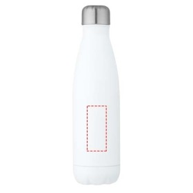 Bouteille isotherme sous vide Cove de 500 ml en cuivre et acier inoxydable recyclé certifié RCS Couleur:Blanc