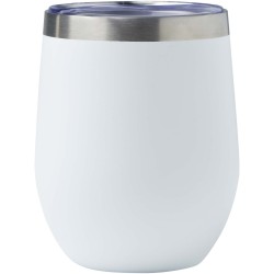 Tasse en cuivre avec isolation par le vide et couche de cuivre Corzo de 350 ml certifiée RCSCouleur:Blanc