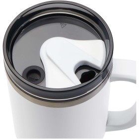 Mug avec paille Melbourne de 1200 ml certifié RCSCouleur:Blanc