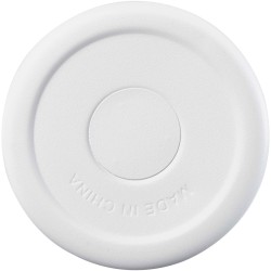 Mug Sydney 1200 ml double paroi certifié RCS avec isolation par le vide et couche de cuivre avec pailleCouleur:Blanc