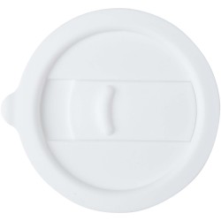 Gobelet en céramique Java de 330 ml avec revêtement en silicone et couvercle en plastiqueCouleur:Blanc