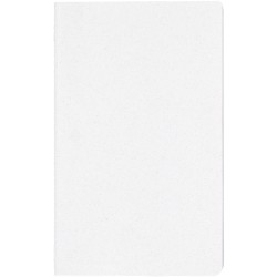 Carnet Fabia à couverture en papier CrushCouleur:Blanc