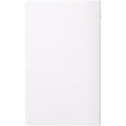 Carnet Fabia à couverture en papier CrushCouleur:Blanc