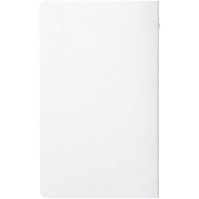 Carnet Fabia à couverture en papier CrushCouleur:Blanc