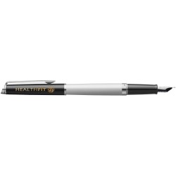Stylo plume Waterman Hemisphere avec habillage palladiumCouleur:Blanc / Noir