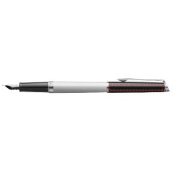 Stylo plume Waterman Hemisphere avec habillage palladiumCouleur:Blanc / Noir
