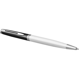Stylo roller Waterman Hemisphere avec habillage palladiumCouleur:Blanc / Noir