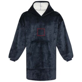 Couverture à capuche Denali certifiée GRSCouleur:Bleu foncé