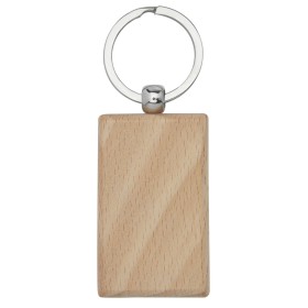 Porte-clés rectangulaire Gian en bois de hêtreCouleur:Naturel