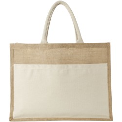 Sac shopping jute Mumbay 18LCouleur:Naturel / Naturel