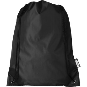 Sac à dos RPET Oriole avec cordon de serrage 5LCouleur:Noir
