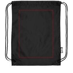 Sac à dos RPET Oriole avec cordon de serrage 5LCouleur:Noir