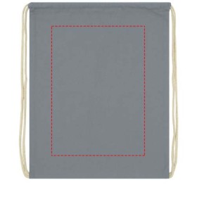 Sac à dos Oregon en coton de 140 g/m² avec cordon de serrage 5LCouleur:Gris