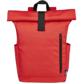 Sac à dos Byron de 18 L en RPET GRS 15,6" avec dessus enroulableCouleur:Rouge