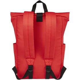 Sac à dos Byron de 18 L en RPET GRS 15,6" avec dessus enroulableCouleur:Rouge