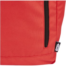 Sac à dos Byron de 18 L en RPET GRS 15,6" avec dessus enroulableCouleur:Rouge