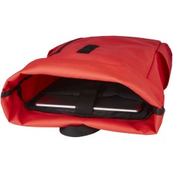 Sac à dos Byron de 18 L en RPET GRS 15,6" avec dessus enroulableCouleur:Rouge