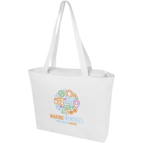 Sac shopping Weekender recyclé 500 g/m² Aware™Couleur:Blanc