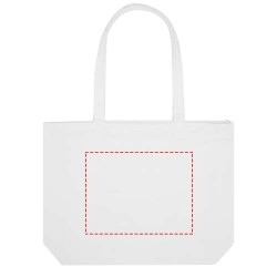 Sac shopping Weekender recyclé 500 g/m² Aware™Couleur:Blanc