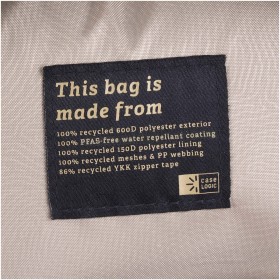 Sac à dos recyclé pour ordinateur portable 14" Case Logic InvigoCouleur:Noir