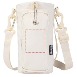 Sac porte-bouteille Trip Aware™ de 2 L en matériaux recyclésCouleur:Blanc cassé