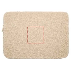 Housse pour ordinateur portable Bear sherpa de 2 L recyclée GRS 13"Couleur:Naturel