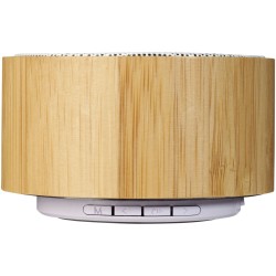 Haut-parleur Bluetooth® en bambou CosmosCouleur:Naturel / Blanc