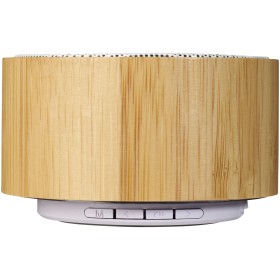 Haut-parleur Bluetooth® en bambou CosmosCouleur:Naturel / Blanc
