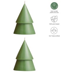 Bougie Originalhome MCouleur:Vert bruyère