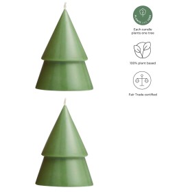 Bougie Originalhome MCouleur:Vert bruyère