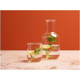 Ensemble carafe et tasse en verre AmelieCouleur:Translucide