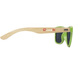 Lunettes de soleil Sun Ray en bambouCouleur:Citron vert