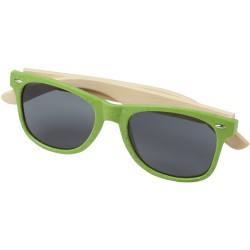 Lunettes de soleil Sun Ray en bambouCouleur:Citron vert