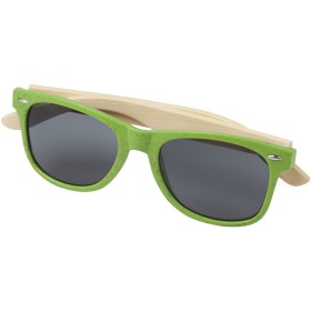 Lunettes de soleil Sun Ray en bambouCouleur:Citron vert