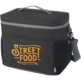 Sac isotherme Aqua de 22 L recyclé certifié GRS résistant à l'eau pour 20 canettesCouleur:Noir