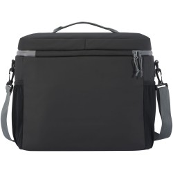 Sac isotherme Aqua de 22 L recyclé certifié GRS résistant à l'eau pour 20 canettesCouleur:Noir