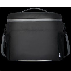 Sac isotherme Aqua de 22 L recyclé certifié GRS résistant à l'eau pour 20 canettesCouleur:Noir