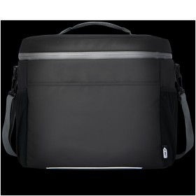 Sac isotherme Aqua de 22 L recyclé certifié GRS résistant à l'eau pour 20 canettesCouleur:Noir